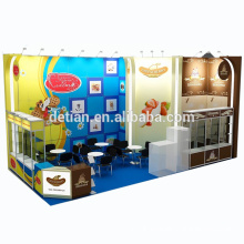 Detian Angebot food fair 3x6 Messestand Display System Messestand